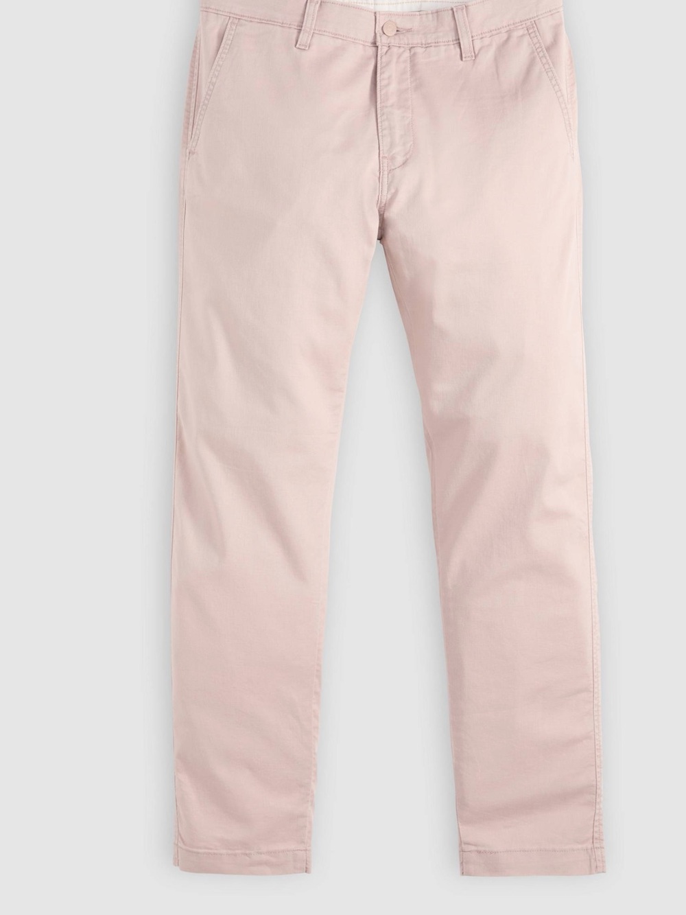 light pink Uniqlo men's slim-fit chino pants